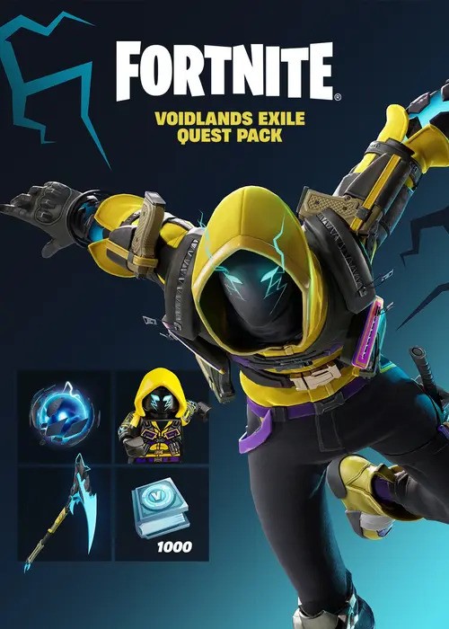 Fortnite Voidlands Exile Quest Pack–Includes Katt Skin+1000 V-Bucks Quests